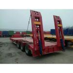 Fuwa 60 Ton Extendable Heavy Duty Semi Trailers 13 Ton 13000*3000*1650mm