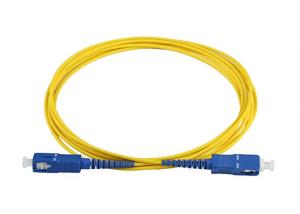 Wholesale LSZH 9/125 Fiber Optic Patch Cord SC To SC 2.0mm Single Mode Multiple Sizes from china suppliers