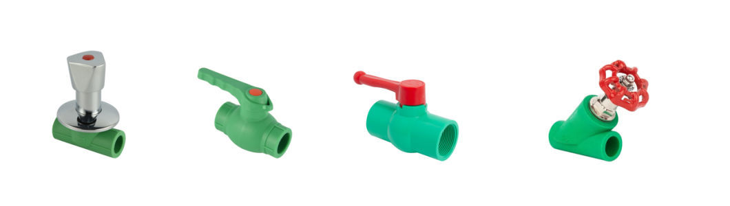 OEM Hot Cold Water Pn25 Stainless Steel Handle PPR Pipe Fittings Ball Valve