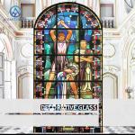 Art Church Stained Glass Partition Sheets 3mm Interior Decoration
