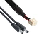 DC 4Pcs Plug 2.5*5.5mm Solder Type PVC Appearance molding to HRS cable connector