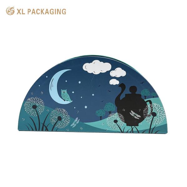 CMYK Color Custom Logo Embossed Box Shoulder Paper Rigid Gift Box Packaging for