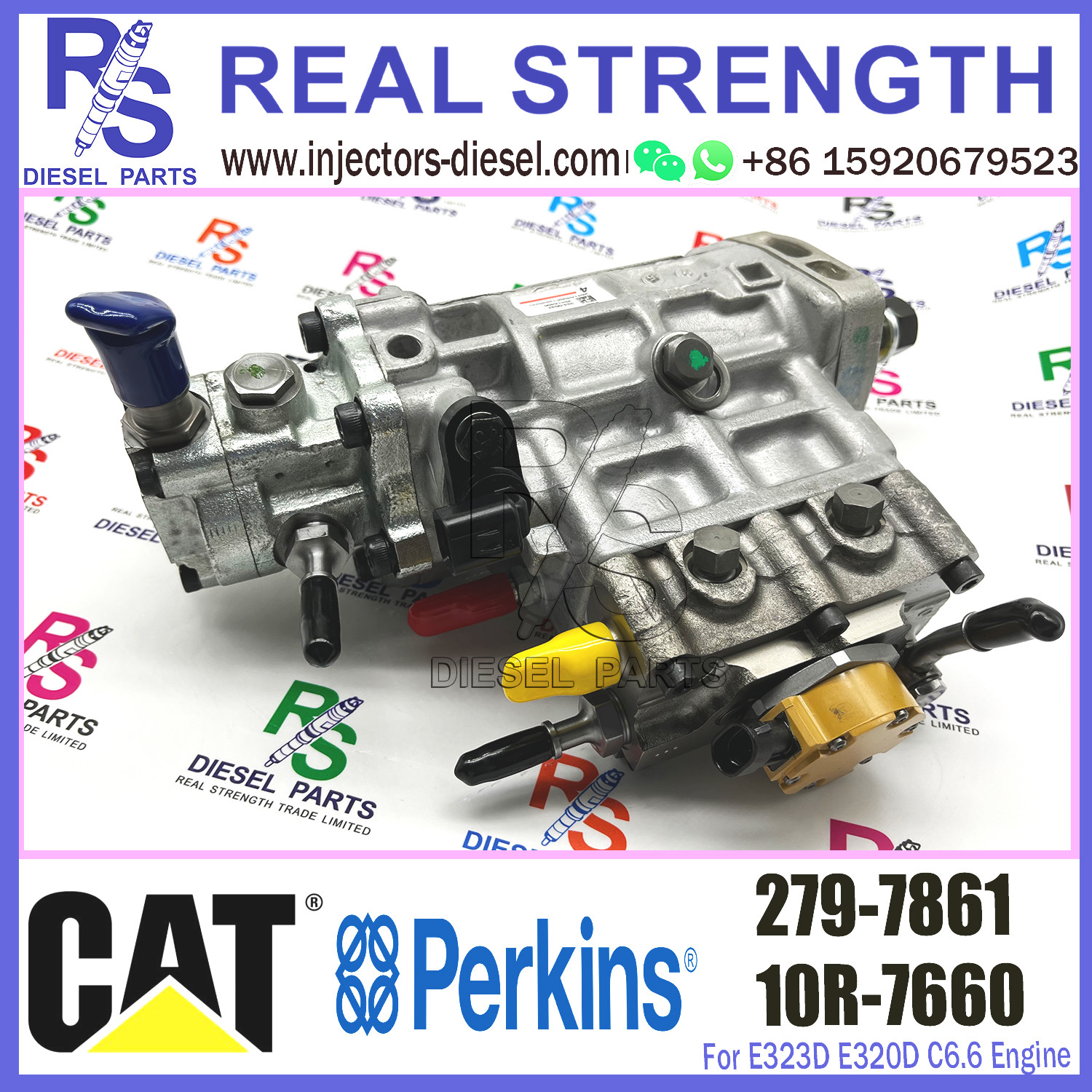279-7861 Diesel Engine Fuel Injector Pump 326-4635 319-0677 320-2512 For 320D Excavator