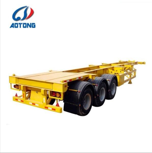 Manufacture 3 Axle 40FT Skeleton Container Chassis/Semi Trailers with 12 Twist