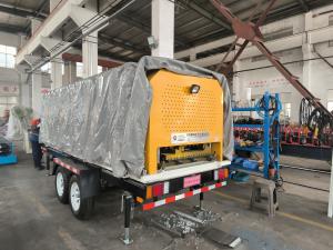 Wholesale Portable KR18 KR24 Standing Seam Roll Forming Machine with Trailer from china suppliers