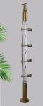 2024 Luxurious Interior Prefinished Crystal Pillar Balustrade Acrylic Baluster