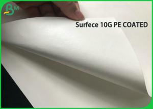 Wholesale 10G PE Coated 80G White Kraft Paper Coils For Making Disposable Takeaway Bag from china suppliers