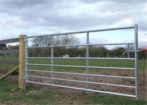 Wholesale 1.8mx2.1m US standard Farm fence gate for cattle Farm fence hinge joint farm fence metal corral panels Farmgate from china suppliers