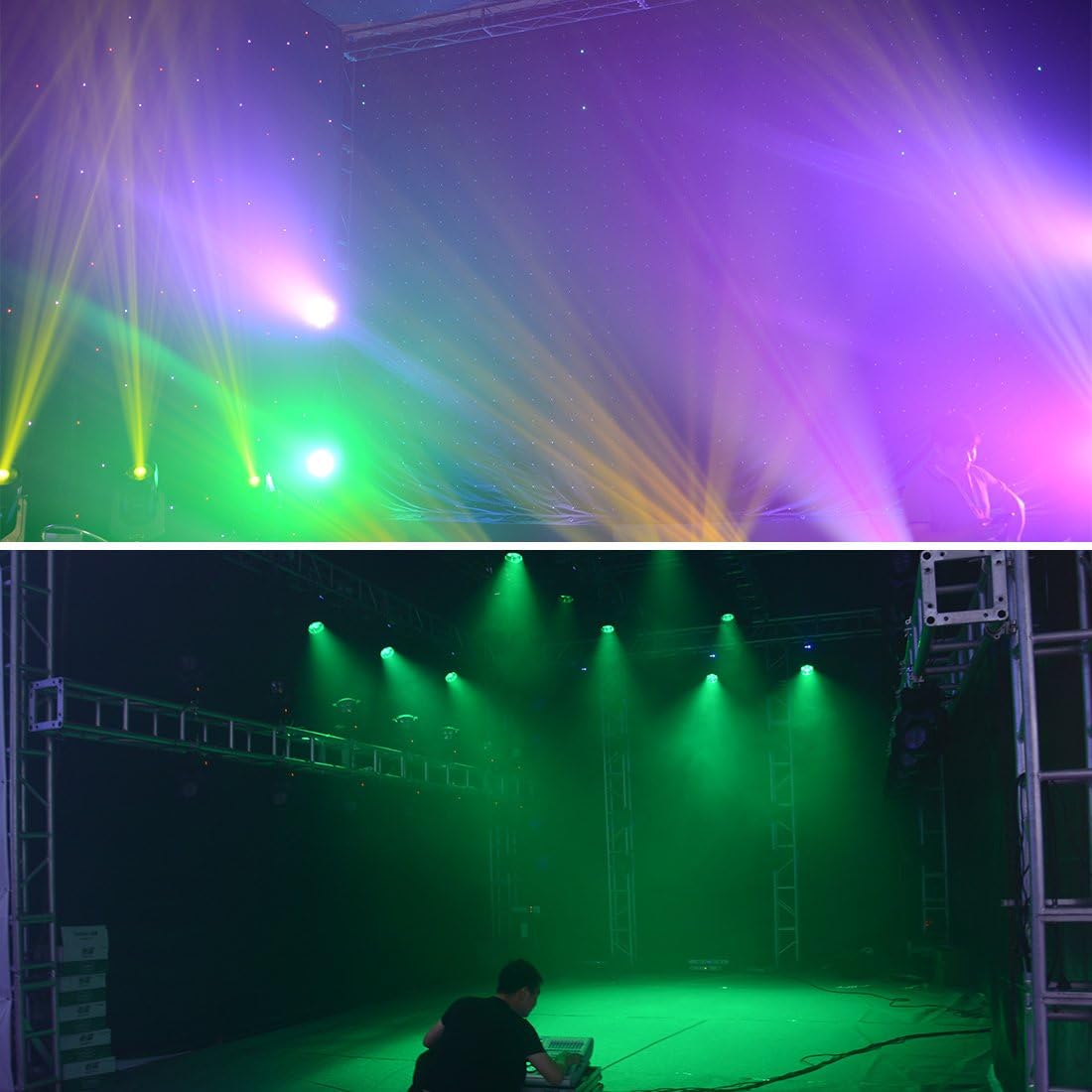 200W IP20 LED Zoom Imaging Light For Stage Lighting Equipment