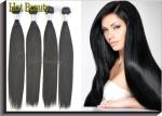 Glossy Straight Unprocessed 12" 14" Virgin Peruvian Hair Extensions For Adults