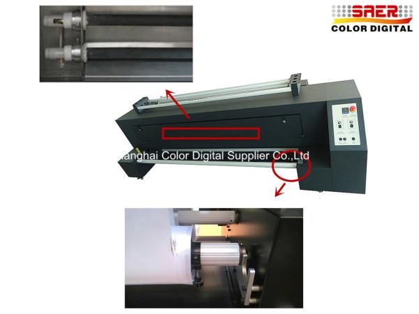 Mirror Flag Making Dye Sublimation Machine Double 4 Color CMYK 1600mm Working