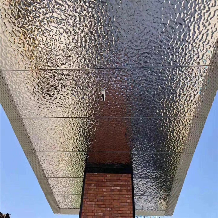 decorative stainless steel sheet embossed water ripple sheet for ceiling panel or wall cladding