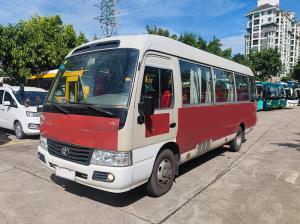 Wholesale 23 Seats Toyota Coaster Second Hand Tour Bus with Manual Transmission from china suppliers