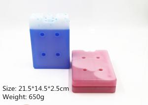 China Food Grade HDPE Plastic Ice Cooler Brick Colorful For Food Cold Storage on sale