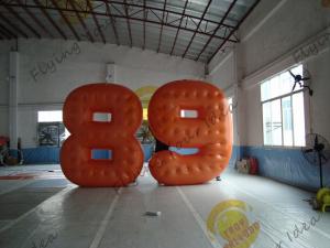 Wholesale Cold Air Advertising Inflatable Product Replicas / Custom Made PVC Number Balloons from china suppliers