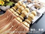 Delicate custom long tassel fringe trimming for curtain attractive tieback