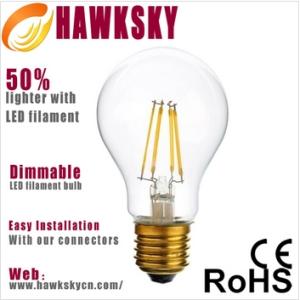 Wholesale Sturdy And Durable Pure White 6000K 6W E27 Led Bulb Filament from china suppliers