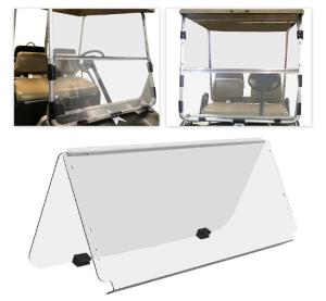 Wholesale Acrylic Flip Folding Golf Cart Windshield Kit Tinted / Clear from china suppliers
