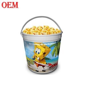 Wholesale Custom Made Printed Movie Star Plastic Popcorn Container Bucket with Lid from china suppliers