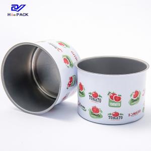 Wholesale 160ml D65x48.5mm Metal Can Weed Packaging With Easy Open Lid / Children Lid from china suppliers