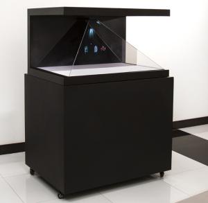 Wholesale Pyramid 3D Holographic Display Boxes Floor Standing 3 Sided Viewing from china suppliers