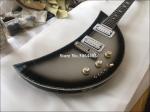Outlet 6 string electric guitar moon guitar in silver paint rosewood fingerboard