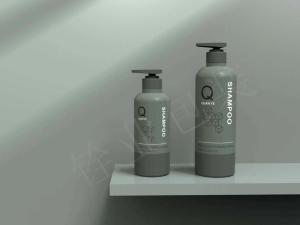 Wholesale Compound Structure HDPE Plastic Body Wash Bottle With Luxury Pump 14.6oz 24.8oz from china suppliers