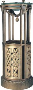 Wholesale Classical Style Hotel Lobby Accessories Ashtrays Bins Dia 370*H910mm Ancient Brass from china suppliers