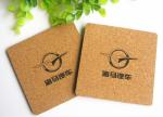 PVC box packaging Wooden cork coaster Customized size and printed logo for home