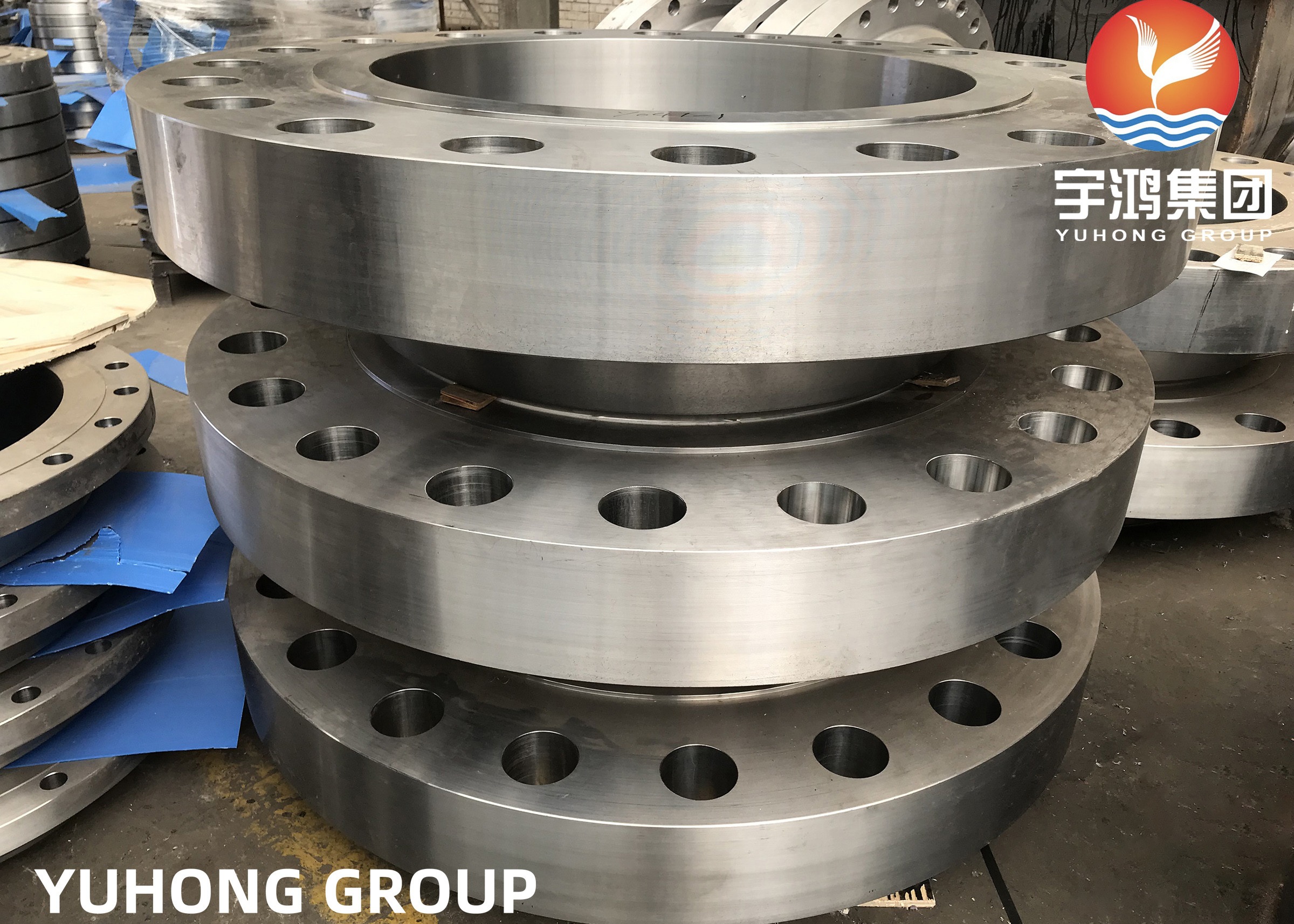 SS Flange WNRF ASTM A182 F316L F51 S31803 2205 1.4462 F53 S32750 2507 1.4410 F55 S32760