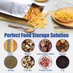 Customized 5 Gallon Sealed Mylar Bags Chocolate Food Packaging Pouch With Zipper