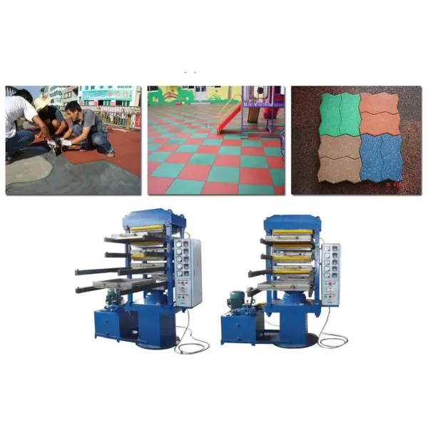 Semiautomatic Rubber Vulcanizing Press Machine with 1200x1200 mm Platen Size and Precise Temperature Control for Rubber Floor Tile Making