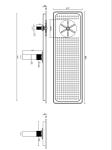 Detachable 60cm Bar Drip Tray With Glass Rinser And Drainer