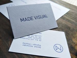 Wholesale Color Edge Letterpress Business Cards Fine Craftsmanship With Offset Printing from china suppliers