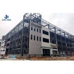 Solid H-shape Steel Beam Quick Build Prefab Metal Industrial Building Frame for
