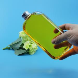 Wholesale 36g Flat Square PET Clear Plastic Juice Bottles With aluminum Lids from china suppliers