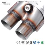 2", 2.5" Universal Oval High Quality Exhaust Auto Catalytic Converter