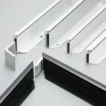 Silver Black Aluminum Solar Panel Frame Standard Aluminum Extrusion Profiles