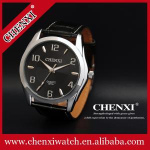 China L021A Watch Ladioes Leather Wrist Watch Wholesale China Supplier Manufacturer Stainless Steel Case Leather Men Watch on sale