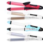 Tourmaline Ceramic Electric Hair Curler 2 In 1 Dual Voltage 110-220V Ultralight