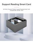 166*190*143mm Dimension Sinosecu ID Card Scanner Passport Card Reader for