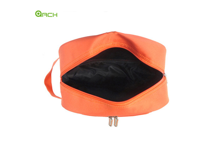 600D polyester Toiletry Kit Duffle Travel Luggage Bag with Material handle