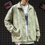 OEM ODM Light Yellow Washed Men Denim Jacket 100% Polyester
