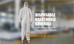 Wholesale disposable breathable coverall,China Supplier for Disposable Non Woven Coverall Suit,disposable wholesale waterproof cov from china suppliers