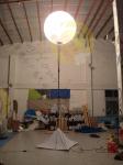 Waterproof, fireproof PVC Standing lighting balloon , PVC or oxford Inflatable