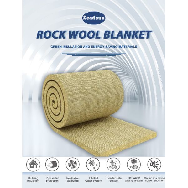 Rock Wool Blanket with Wire Mesh – Thermal Insulation Fireproof and Sound Absorption for Industrial Applications