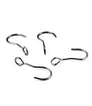3/8" 304 316 stainless steel j hooks heavy duty Nickel Plated For Furniture