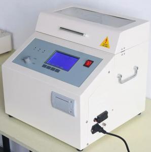 China 100KV Oil Dielectric Strength Tester , Insulation Oil Breakdown Voltage Tester on sale
