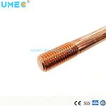 0.7mm-0.8mm Copper-Clad Ground Rods Solid Flexible Conductor Type for Customized
