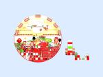 Merry Christmas Theme Children Indoor Playground Equipment Colorful Fun Play Set